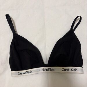 Calvin Klein Black Triangle Bralette